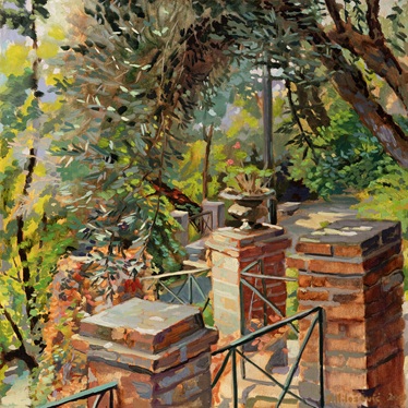 7_Cerro Santa Lucía_60 x 60 cm_Óleo sobre tela_2000_PNC_3959_63 BAJA